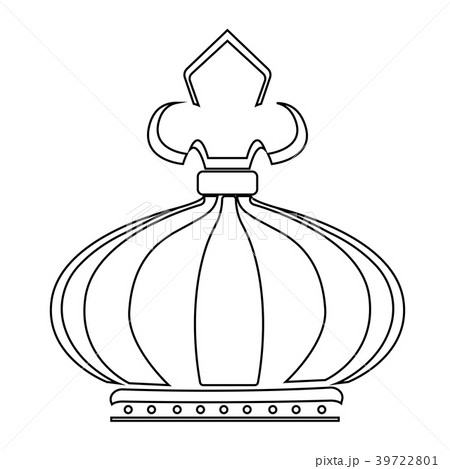 Abstract elegant crown 39722801