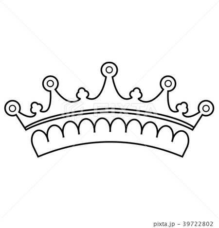 Abstract elegant crown 39722802