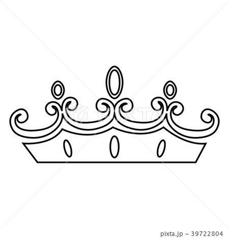 Abstract elegant crown 39722804