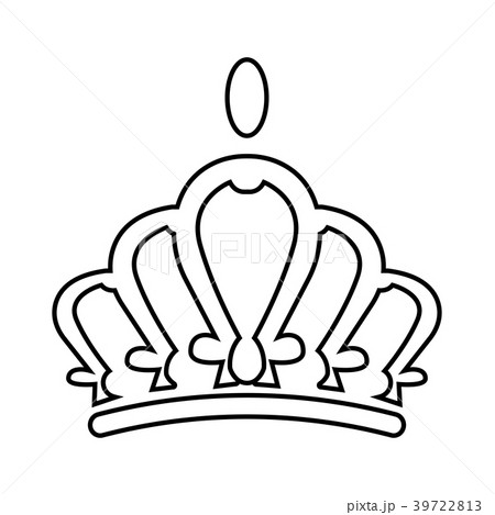 Abstract elegant crown 39722813