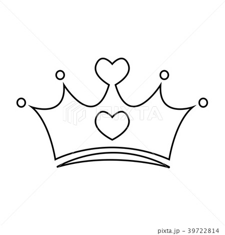 Abstract elegant crown 39722814