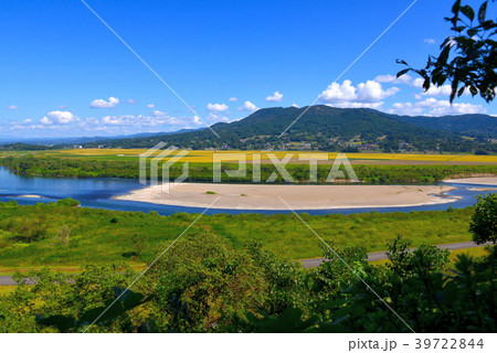 義経堂から見る北上川 39722844