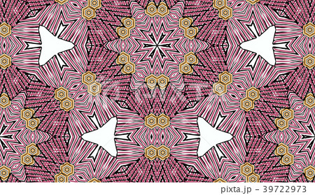 Vector seamless pattern with mandala shape. 39722973