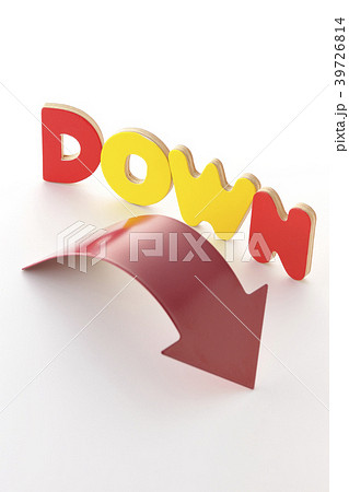 DOWN 下がる 39726814