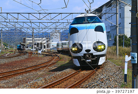 パンダくろしお号JR287 Panda face Express Train Kuroshio 25 39727197