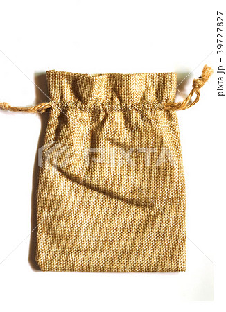 Bag Sackcloth on a white background 39727827