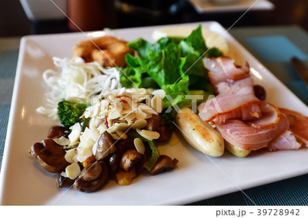 food on plate in restaurant with concept of food food on plate in restaurant with concept of food 39728942