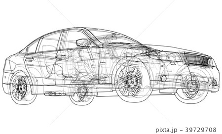 Concept car. Vector Concept car. Vector 39729708