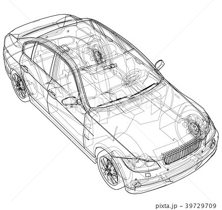 Concept car. Vector 39729709