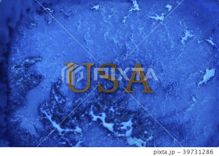 文字　USA　背景素材 39731286