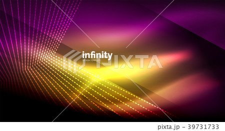 Shiny straight lines on dark background, techno 39731733