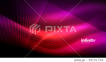 Shiny straight lines on dark background, techno 39731734