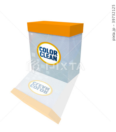 Detergent. Cardboard bag. Detergent. Cardboard bag. 39732125