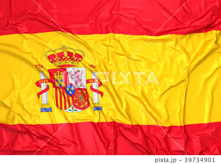 スペイン国旗のイラスト素材