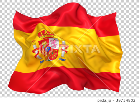 スペイン国旗のイラスト素材