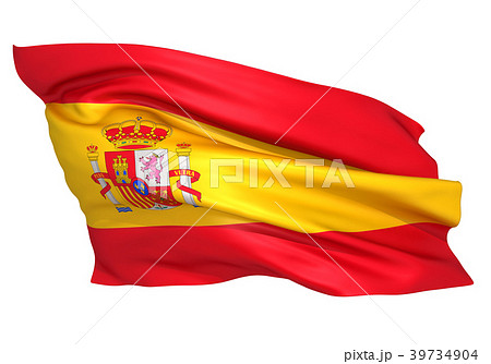 スペイン国旗のイラスト素材 39734904 Pixta