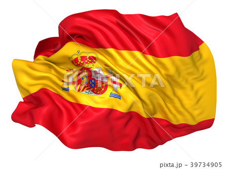スペイン国旗のイラスト素材 39734905 Pixta