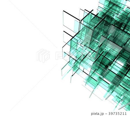 ガラスの構造物の背景素材 ガラスの構造物の背景素材 39735211
