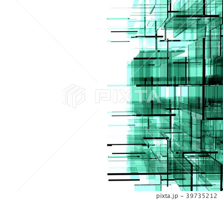 ガラスの構造物の背景素材 39735212