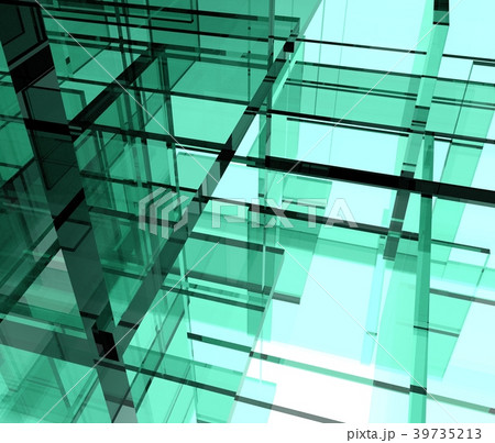 ガラスの構造物の背景素材 39735213