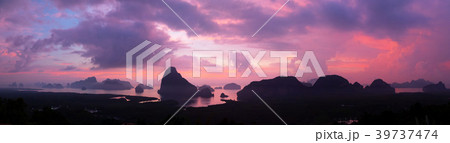 Panoramic landscape of Samed Nangshe viewpoint at 39737474