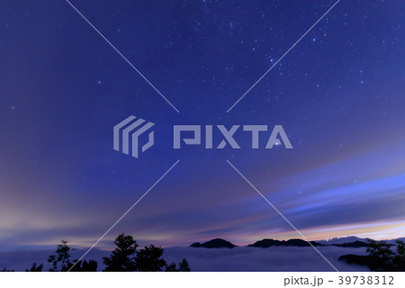 南アルプス 星空 塩見小屋からの眺め 南アルプス 星空 塩見小屋からの眺め 39738312