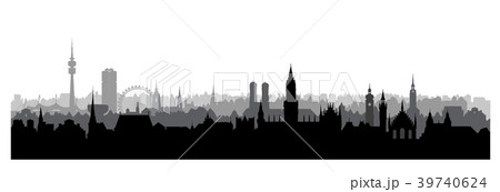 Munich city skyline, Germany. Travel background Munich city skyline, Germany. Travel background 39740624