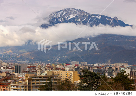 Grenoble. Aerial view of the city. Grenoble. Aerial view of the city. 39740894