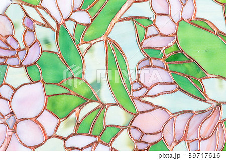 ステンドグラス 製作中 ハンドメイド 39747616