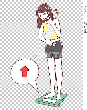 A woman on a scale 39750570