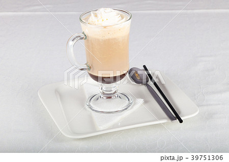 Coffee with ice-cream Coffee with ice-cream 39751306