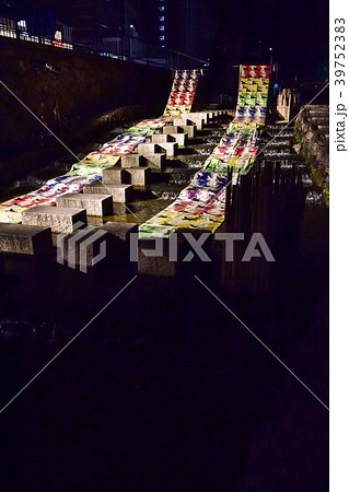 京の七夕　光の友禅流し 39752383