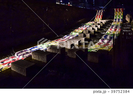 京の七夕 光の友禅流し 京の七夕 光の友禅流し 39752384