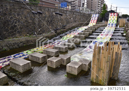 京の七夕　光の友禅流し 39752531