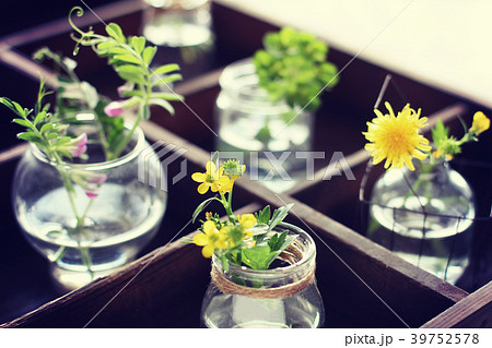 草花を飾る 39752578