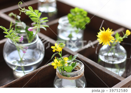 草花を飾る 39752580