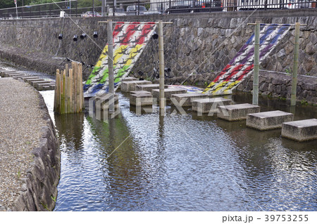 京の七夕　光の友禅流し 39753255