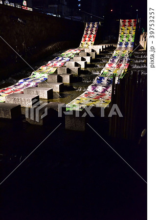 京の七夕　光の友禅流し 39753257