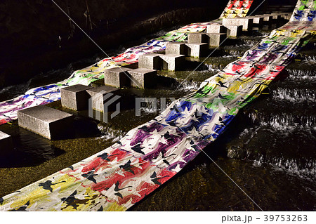 京の七夕 光の友禅流し 京の七夕 光の友禅流し 39753263