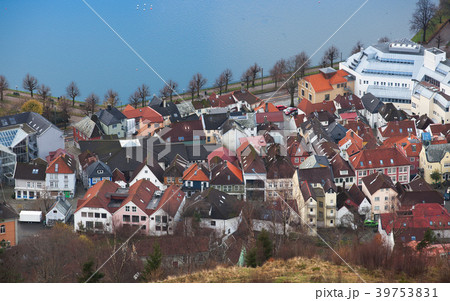 Bergen, Norway. Cityscape. Aerial view Bergen, Norway. Cityscape. Aerial view 39753831