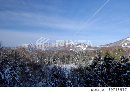 志賀高原西館山スキー場を臨む 志賀高原西館山スキー場を臨む 39753937