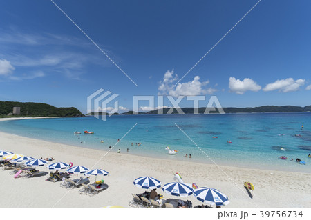 美しい海  沖縄 慶良間諸島 座間味島 古座間味ビーチ 39756734