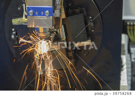 The CNC laser cutting machine The CNC laser cutting machine 39758268