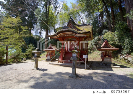 奈良県桜井市の談山神社の比叡神社 39758567