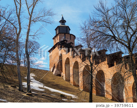 Kremlin wall in Nizhny Novgorod 39759611