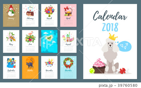 2018 dog year monthly calendar 2018 dog year monthly calendar 39760580