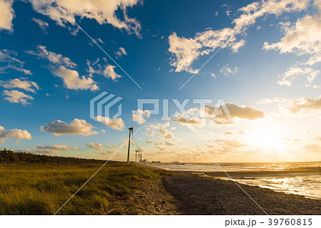 日本海の夕陽 39760815