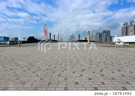 お台場、シンボルプロムナード公園の夢の大橋（3月）東京都港区、江東区 39761493