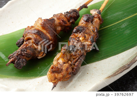 うなぎの肝の串焼き うなぎの肝の串焼き 39762697