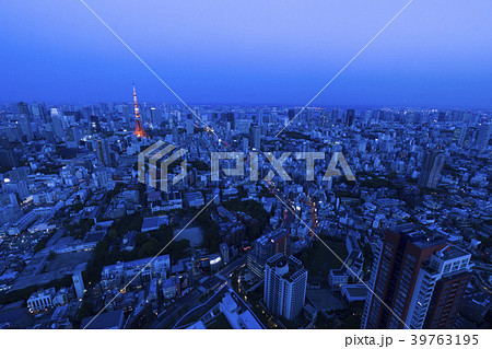 東京ブルーモーメントの写真素材 [39763195] - PIXTA